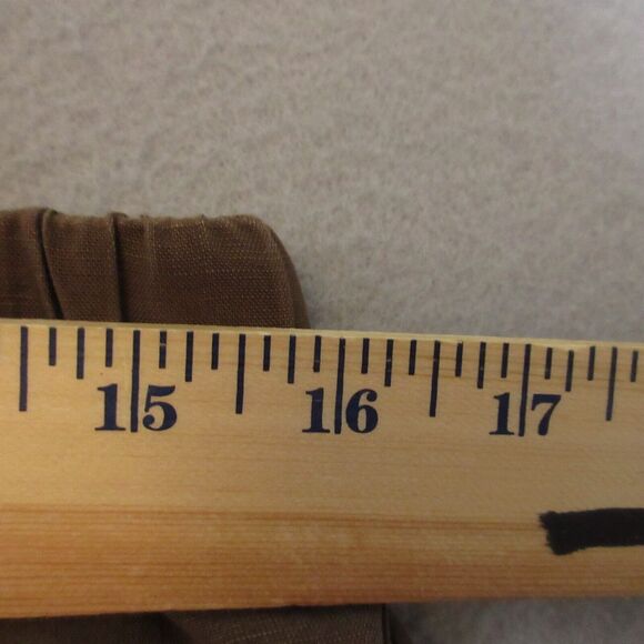 Pilcro Anthropologie Jogger Pants Brown Linen Lyocel Pockets Relaxed Fit - Picture 6 of 16